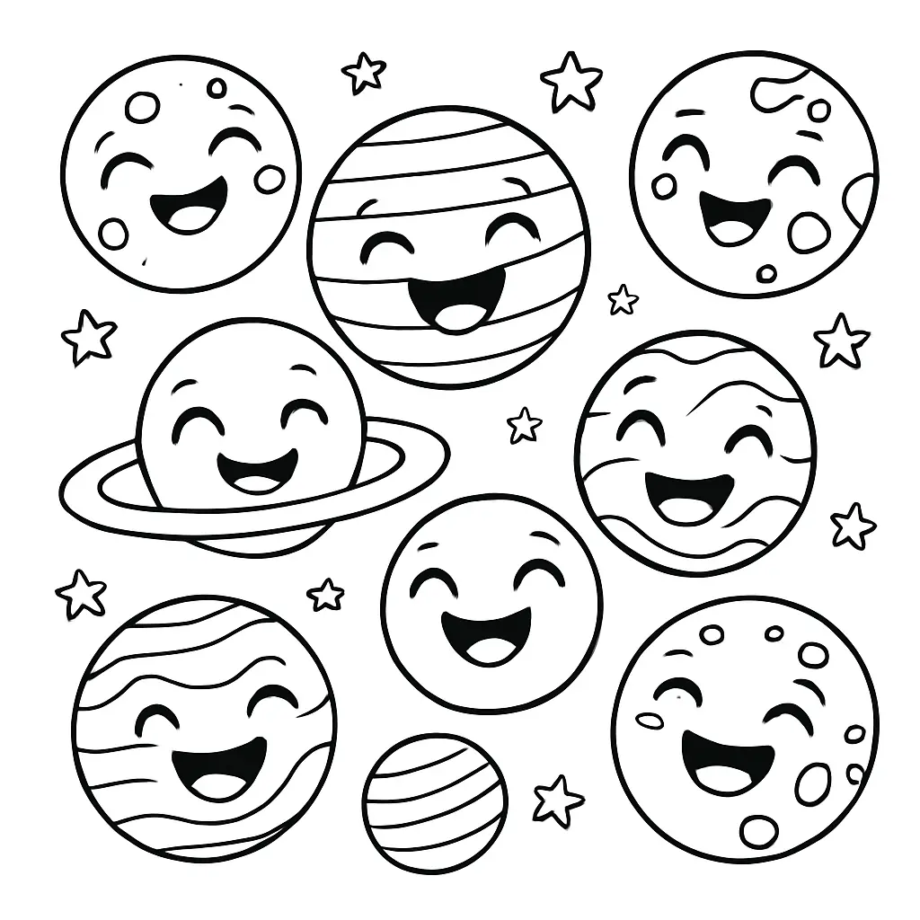 Solar System Coloring Pages – 017