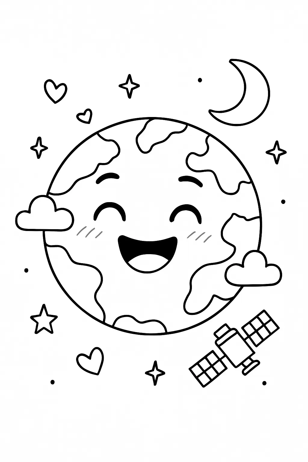 Solar System Coloring Pages – 019