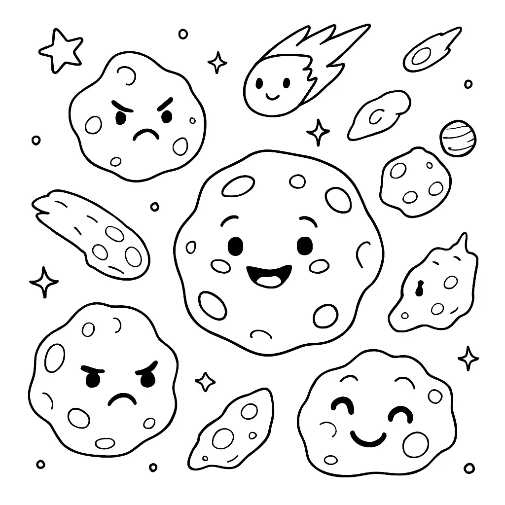 Solar System Coloring Pages – 021