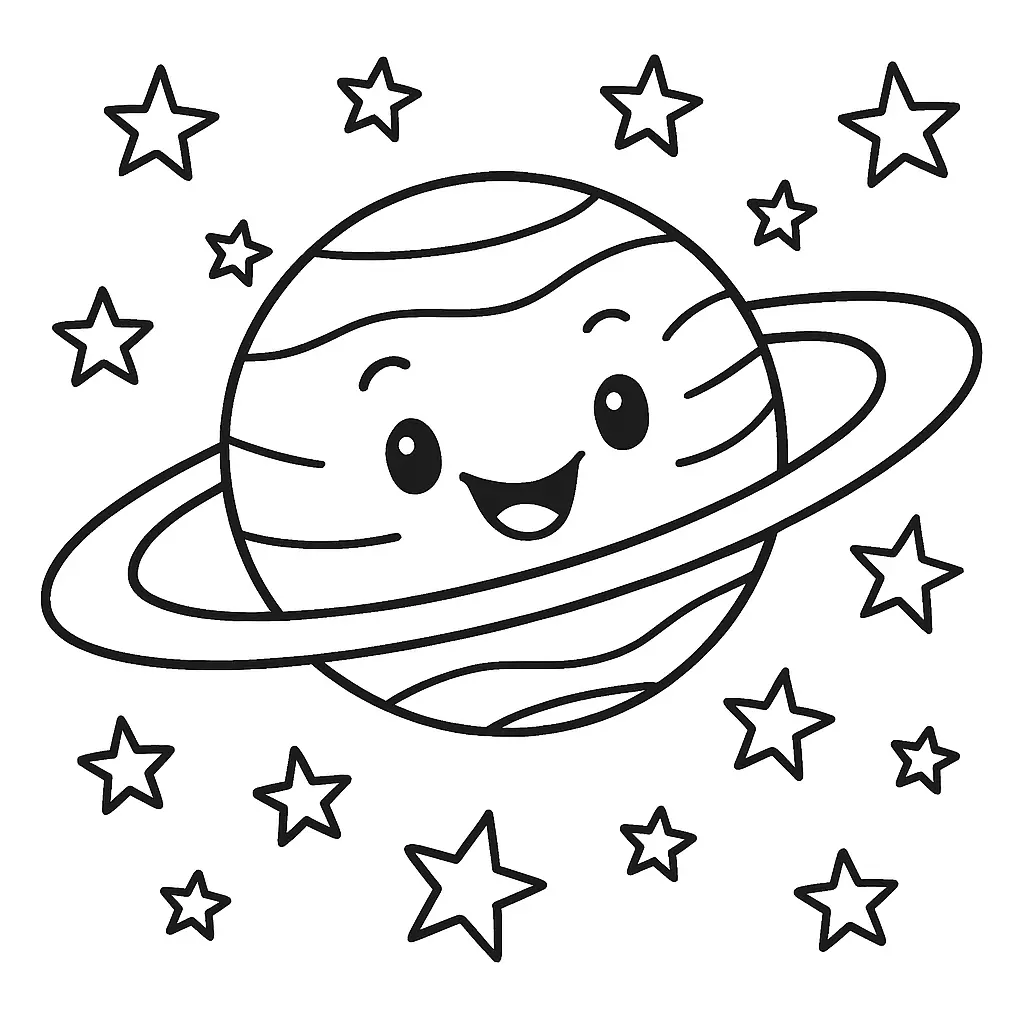 Solar System Coloring Pages – 024