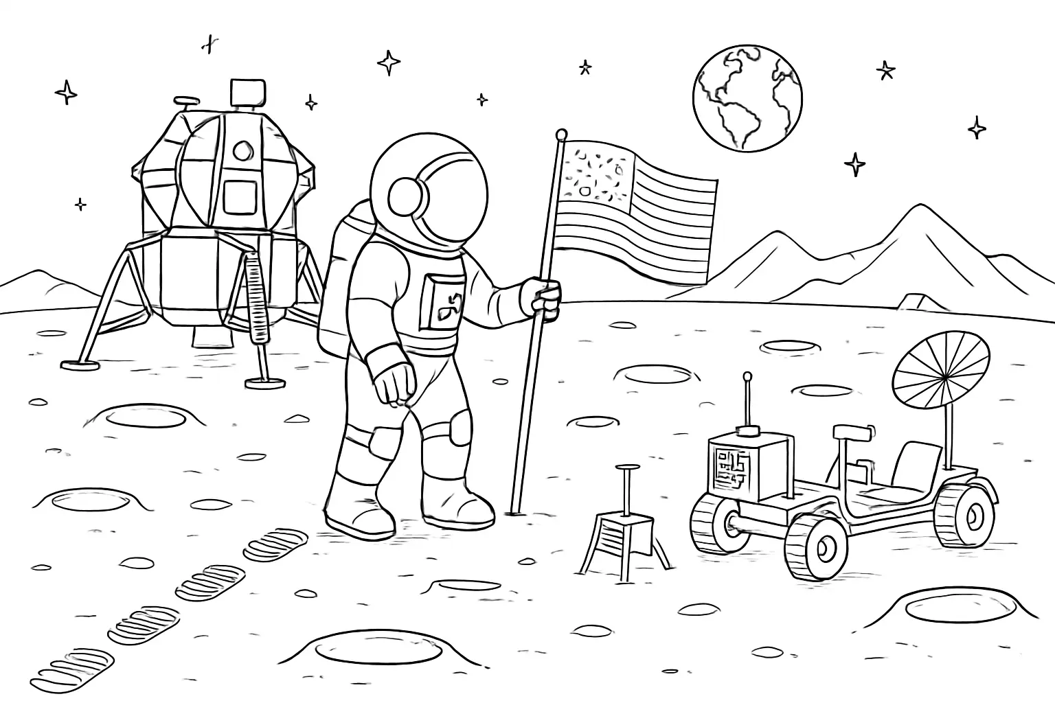 Solar System Coloring Pages – 025