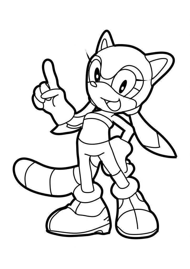 Sonic Coloring Pages – 005