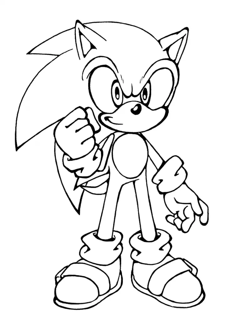 Sonic Coloring Pages – 006