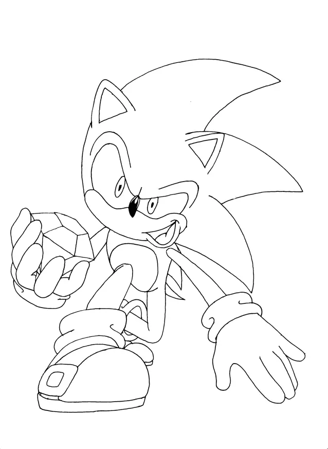 Sonic Coloring Pages – 007