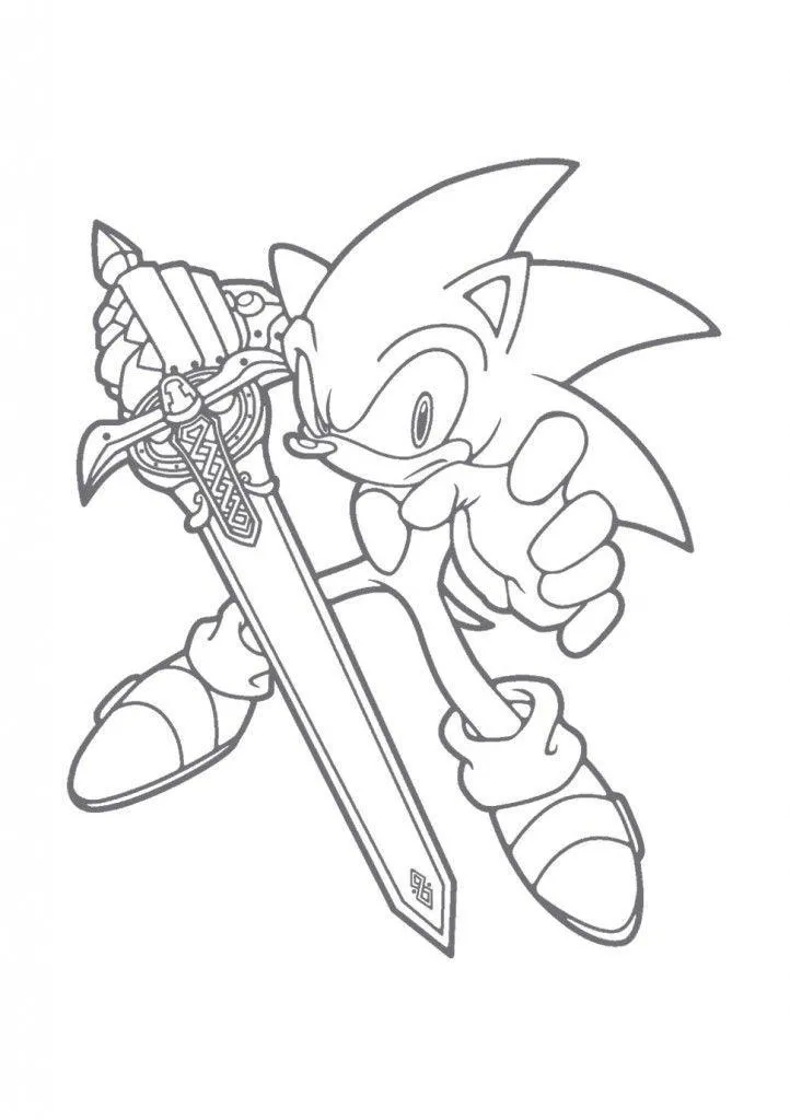 Sonic Coloring Pages – 012