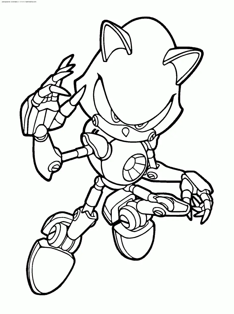 Sonic Coloring Pages – 018