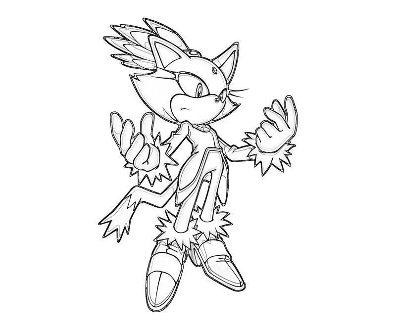 Sonic Coloring Pages – 019