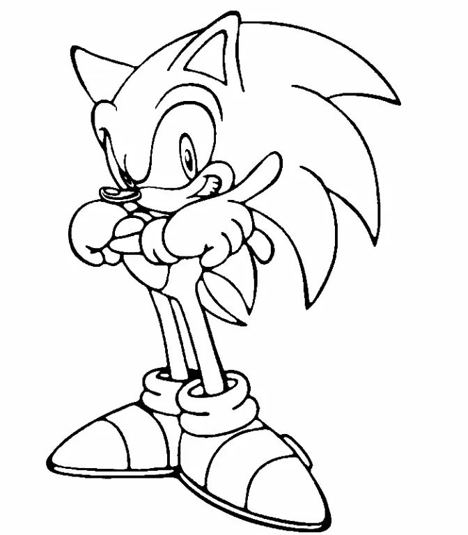 Sonic Coloring Pages – 020