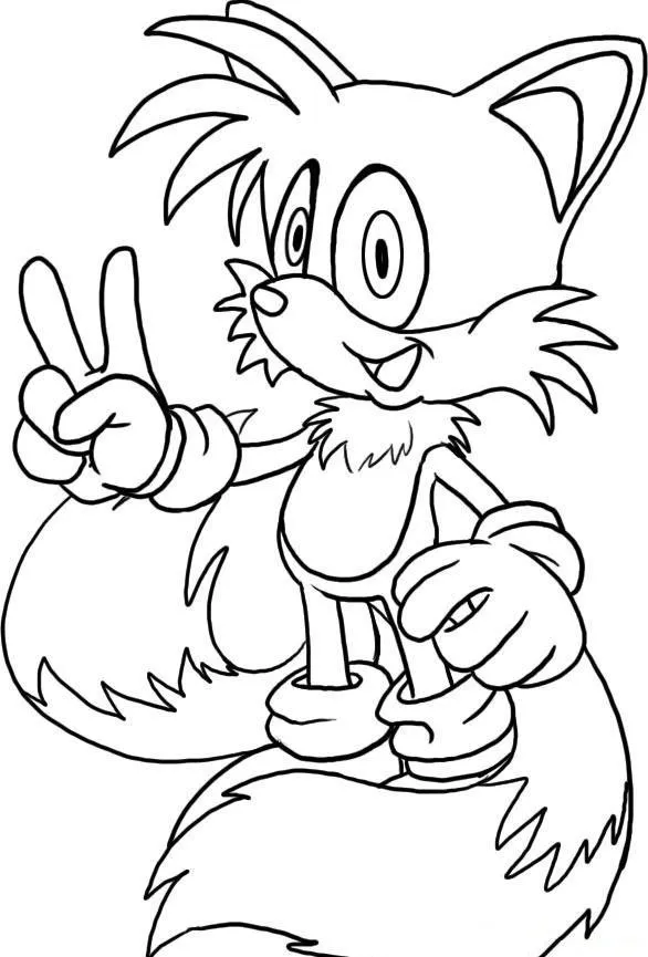 Sonic Coloring Pages – 022