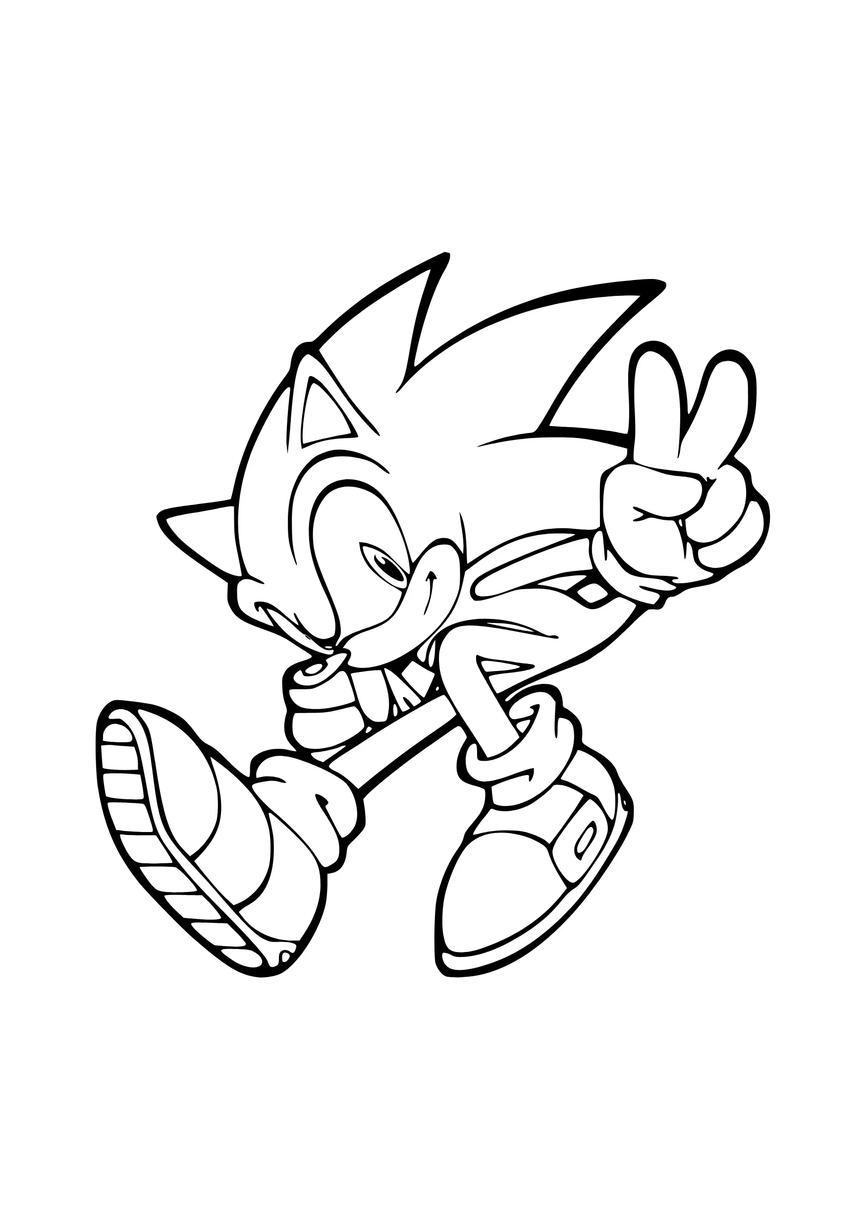 Sonic Coloring Pages – 025