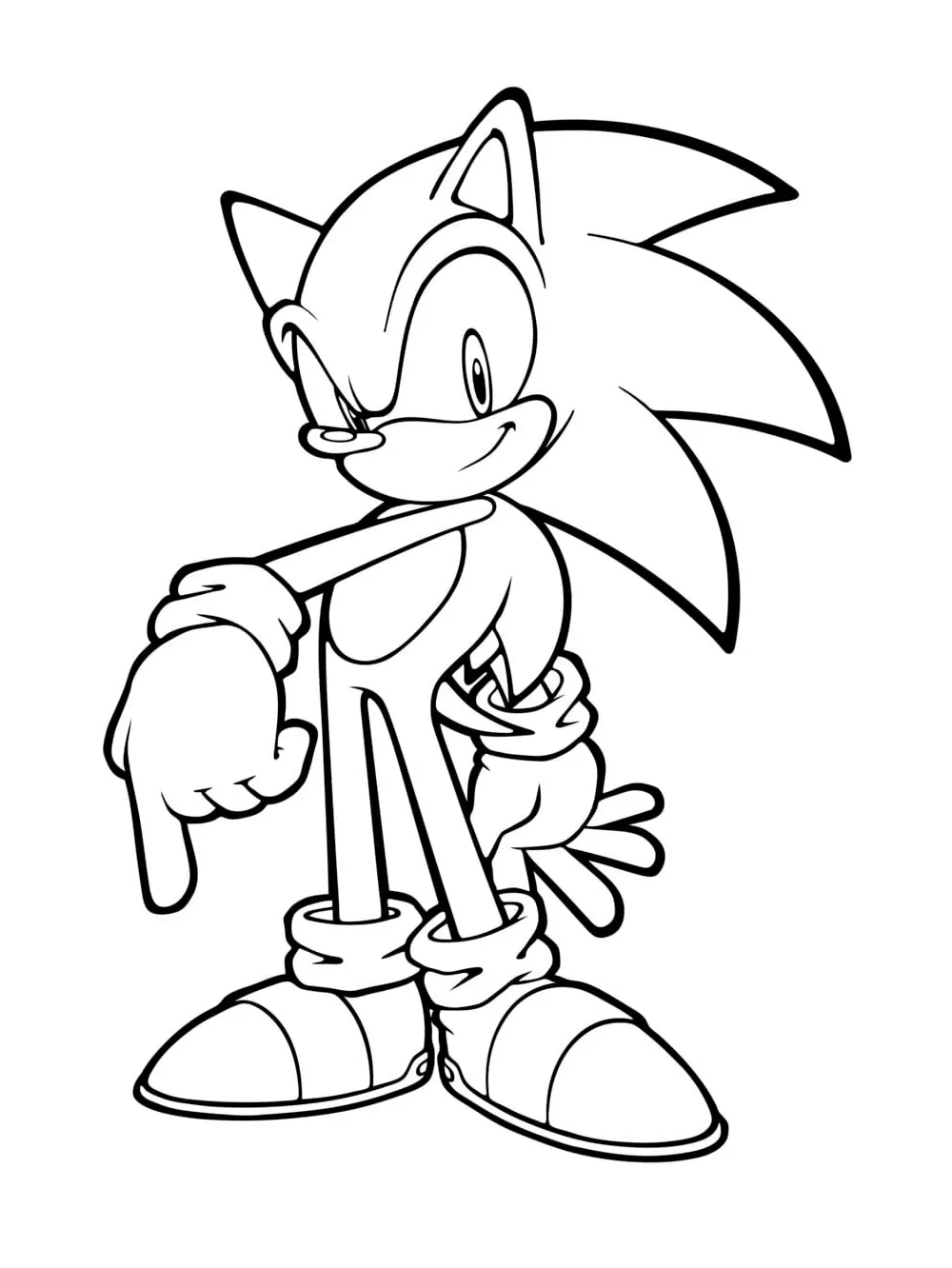 Sonic Coloring Pages – 027