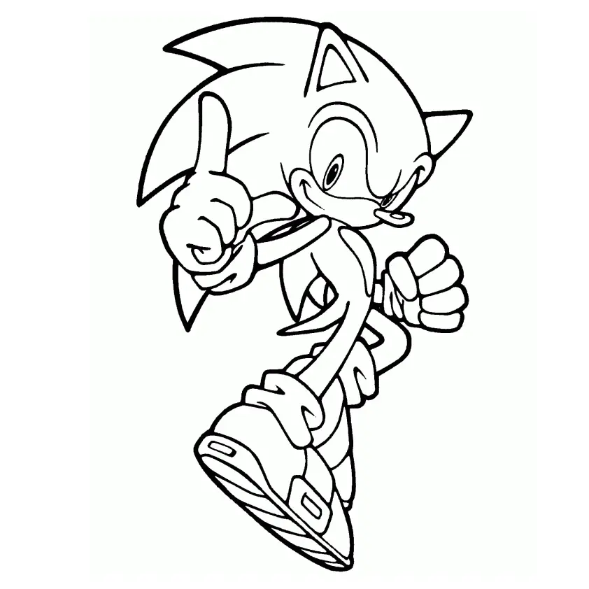 Sonic Coloring Pages – 032