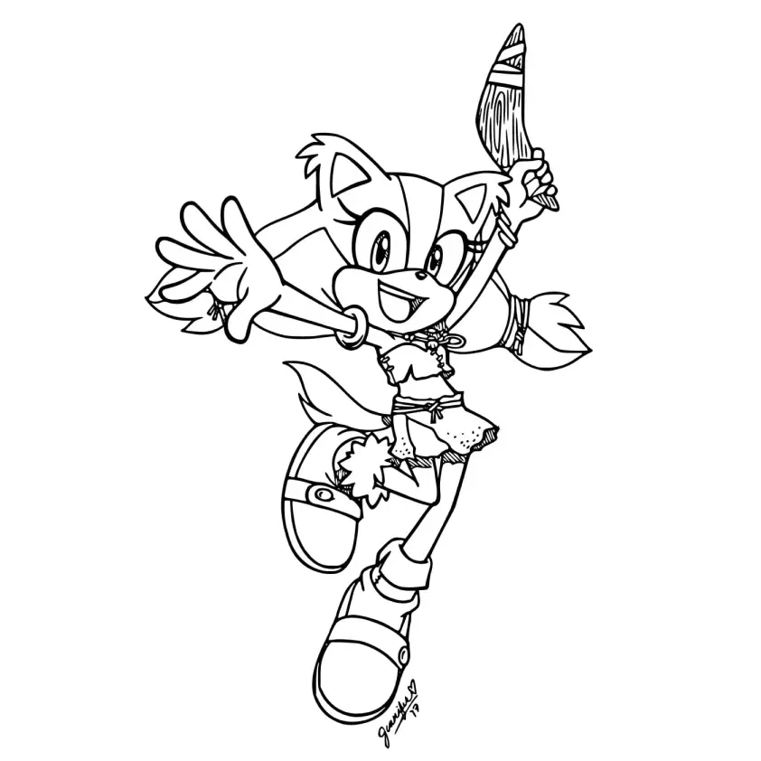 Sonic Coloring Pages – 033