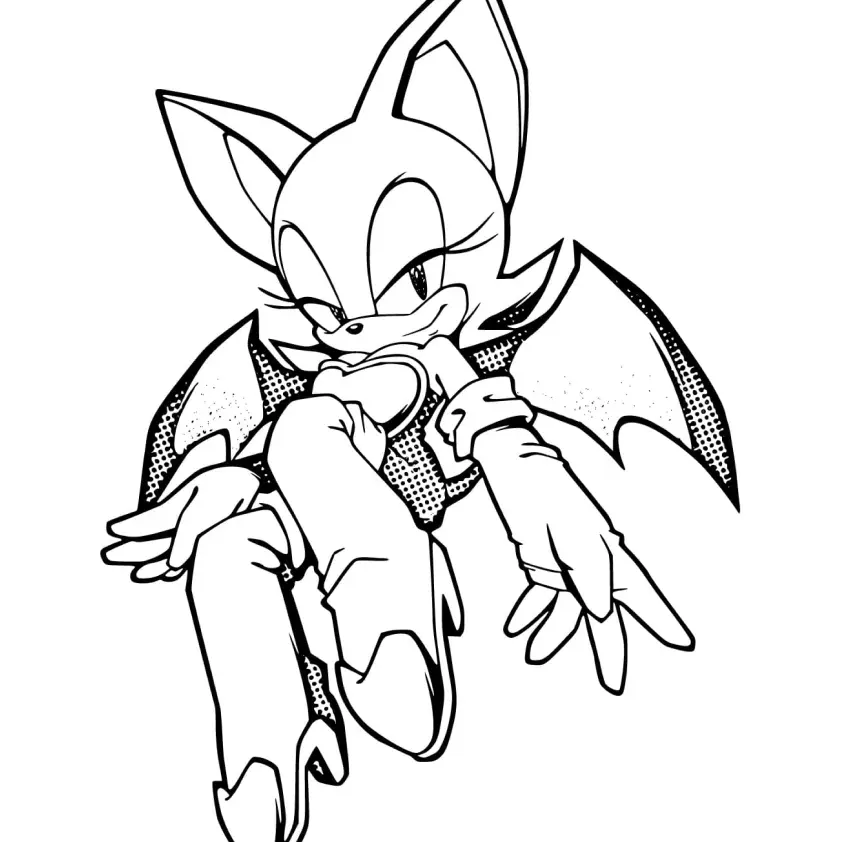 Sonic Coloring Pages – 034