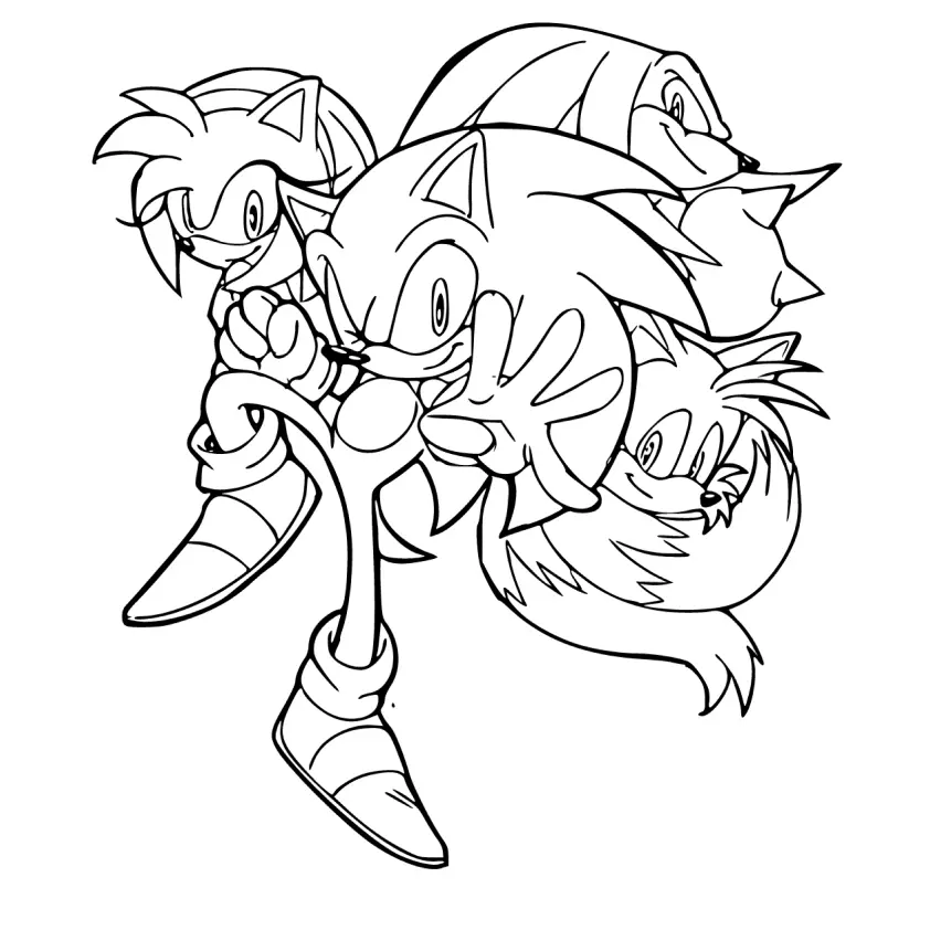 Sonic Coloring Pages – 035