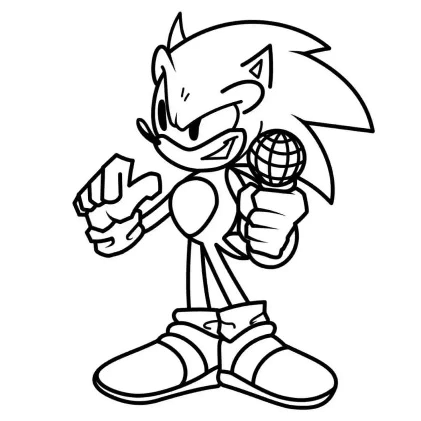 Sonic Coloring Pages – 036