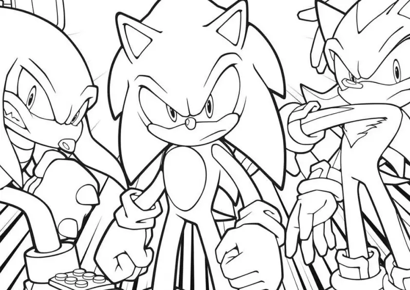 Sonic Coloring Pages – 042
