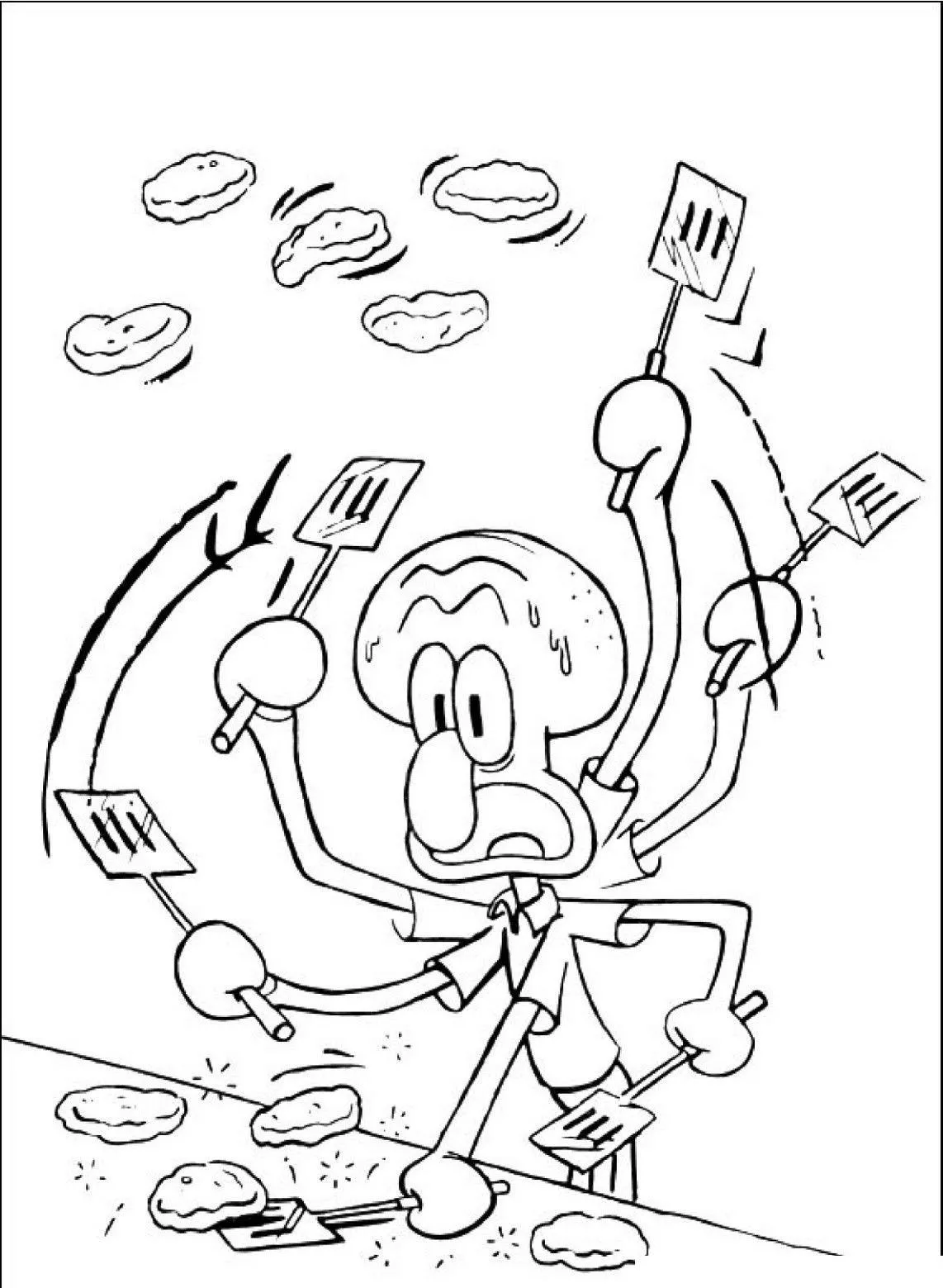 Spongebob Coloring Pages – 019