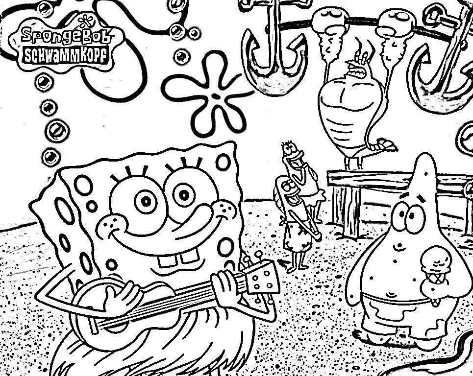 Spongebob Coloring Pages – 023