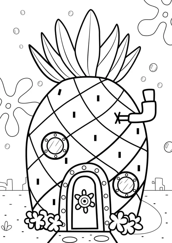 Spongebob Coloring Pages – 043