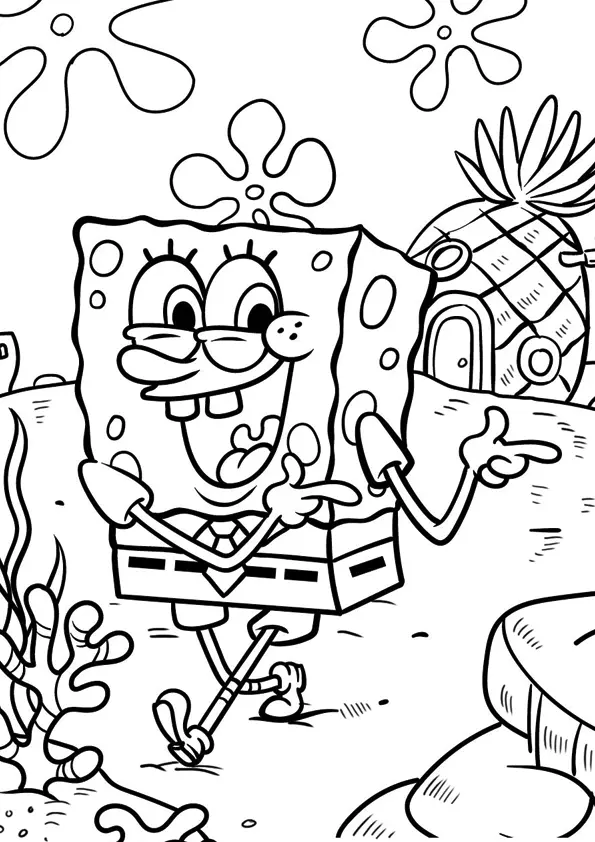 Spongebob Coloring Pages – 045