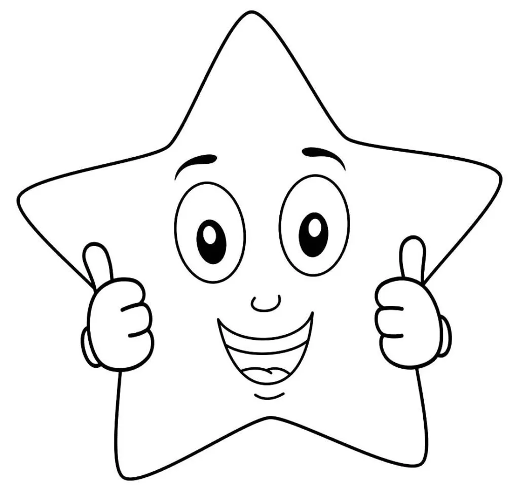 Stars Coloring Pages – 014