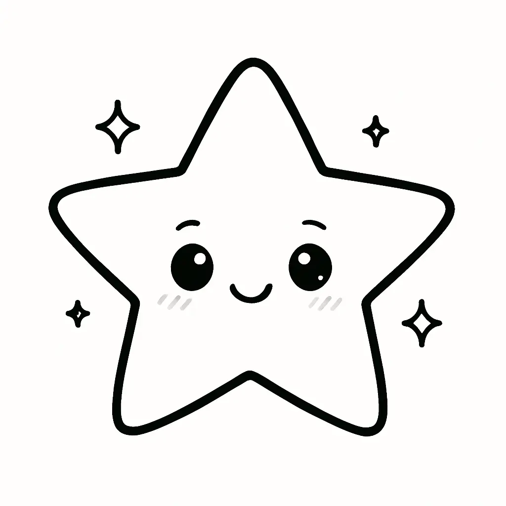 Stars Coloring Pages – 019