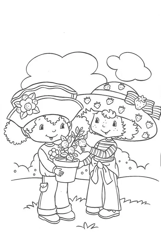 Strawberry Shortcake Coloring Pages – 028