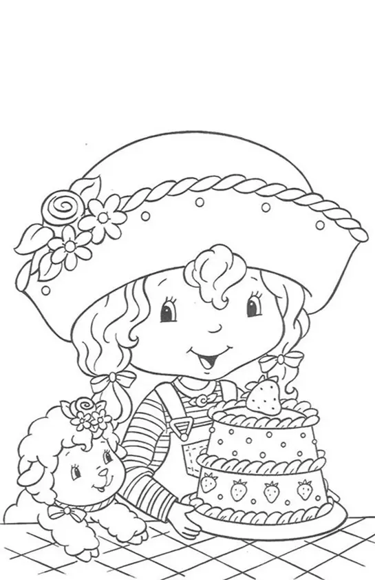 Strawberry Shortcake Coloring Pages – 031