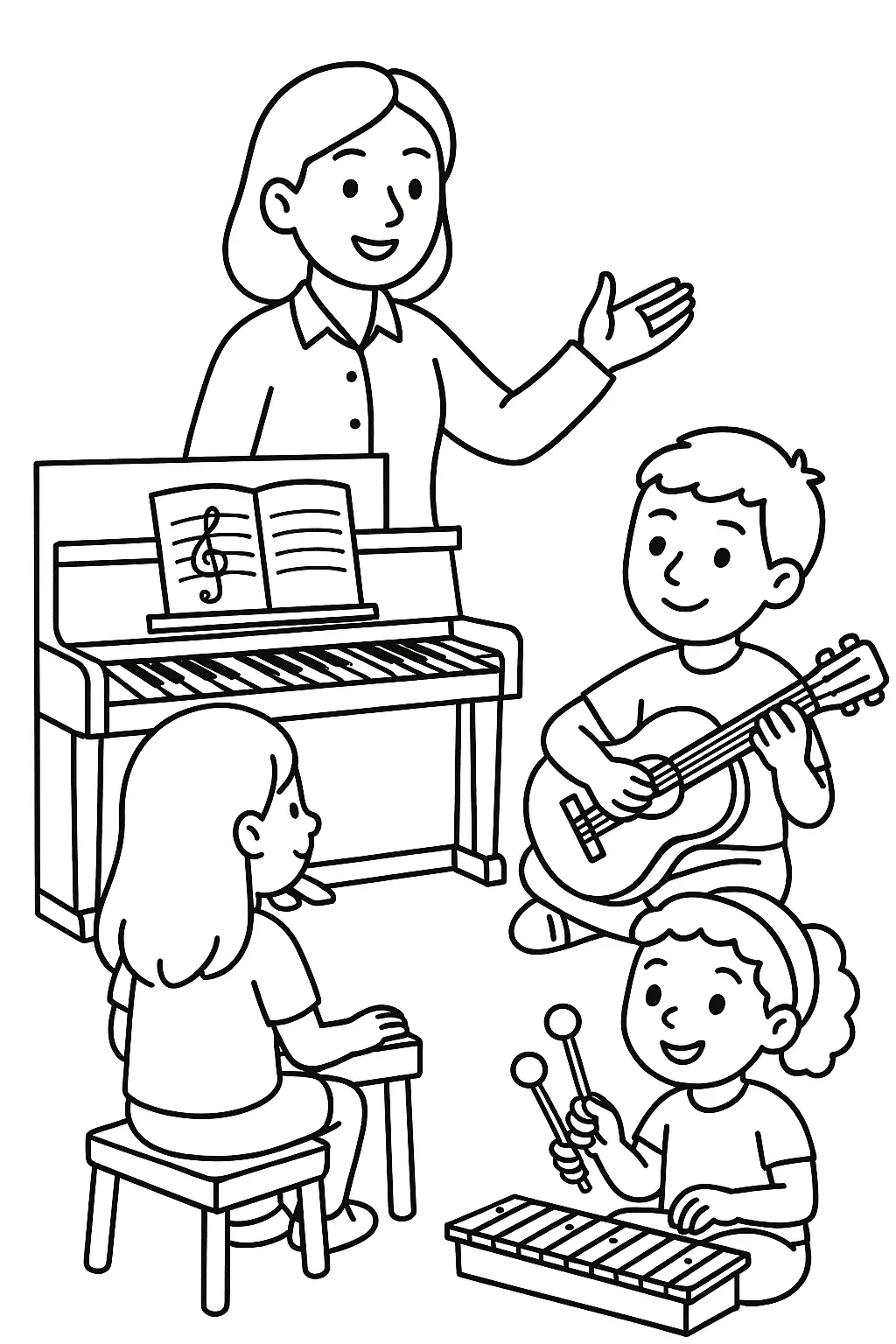 Teachers Coloring Pages – 016