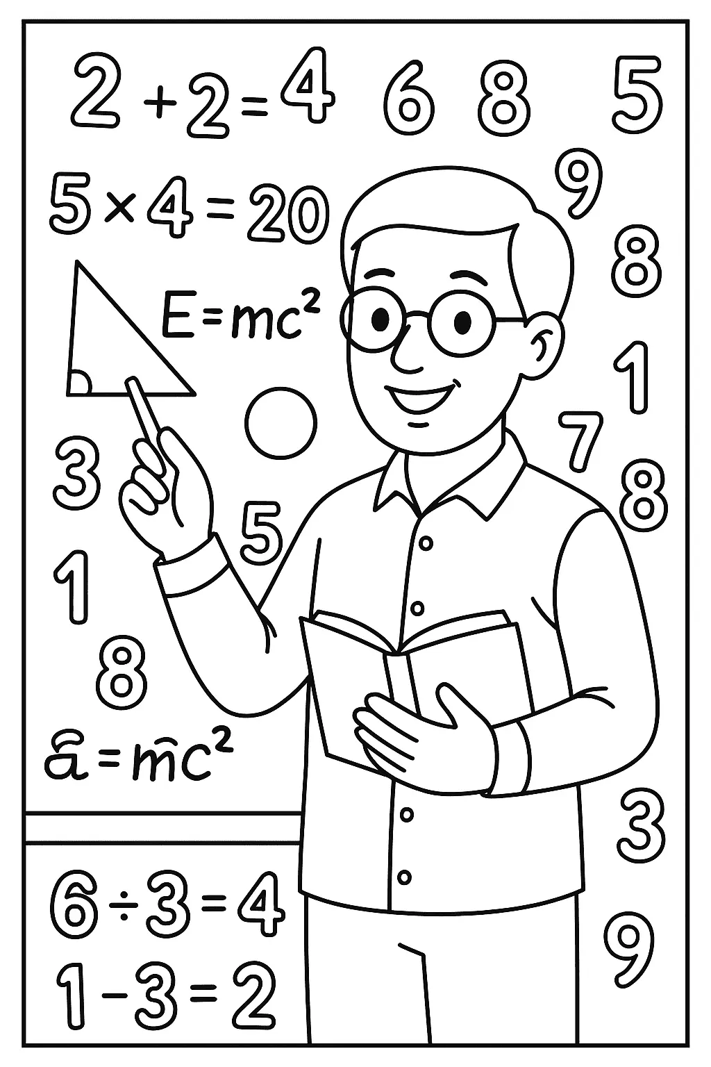 Teachers Coloring Pages – 017