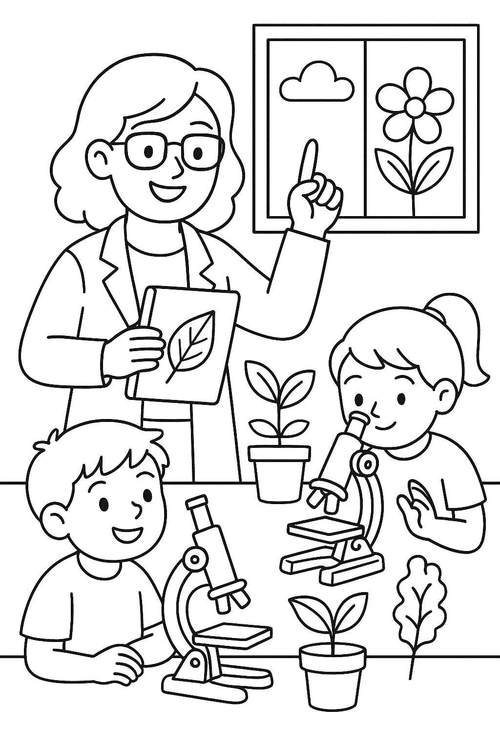 Teachers Coloring Pages – 018