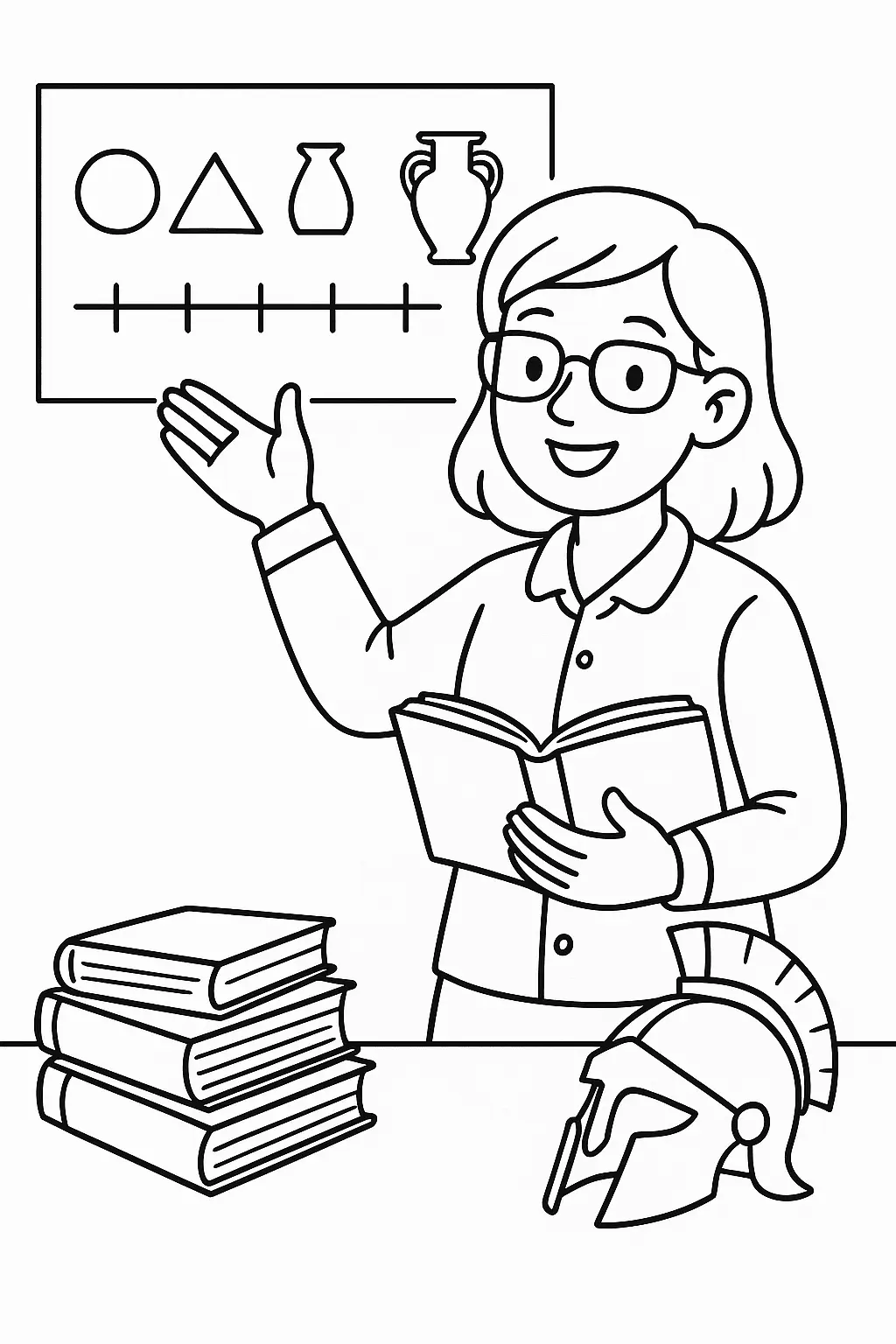 Teachers Coloring Pages – 020