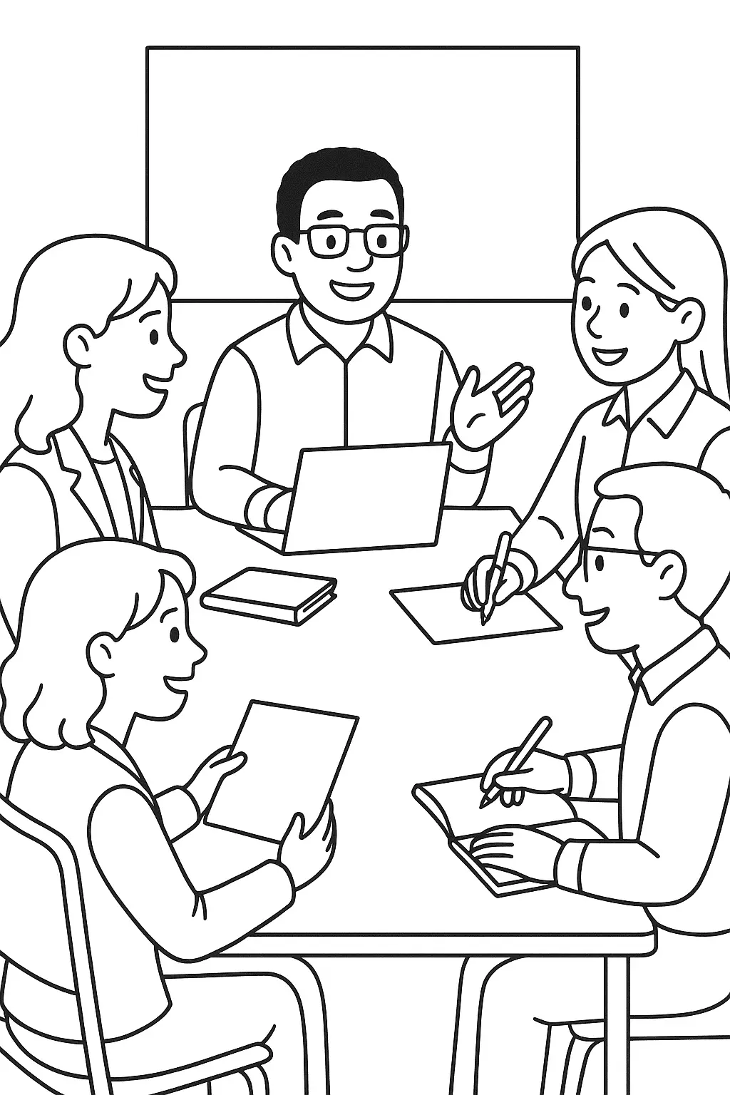 Teachers Coloring Pages – 024