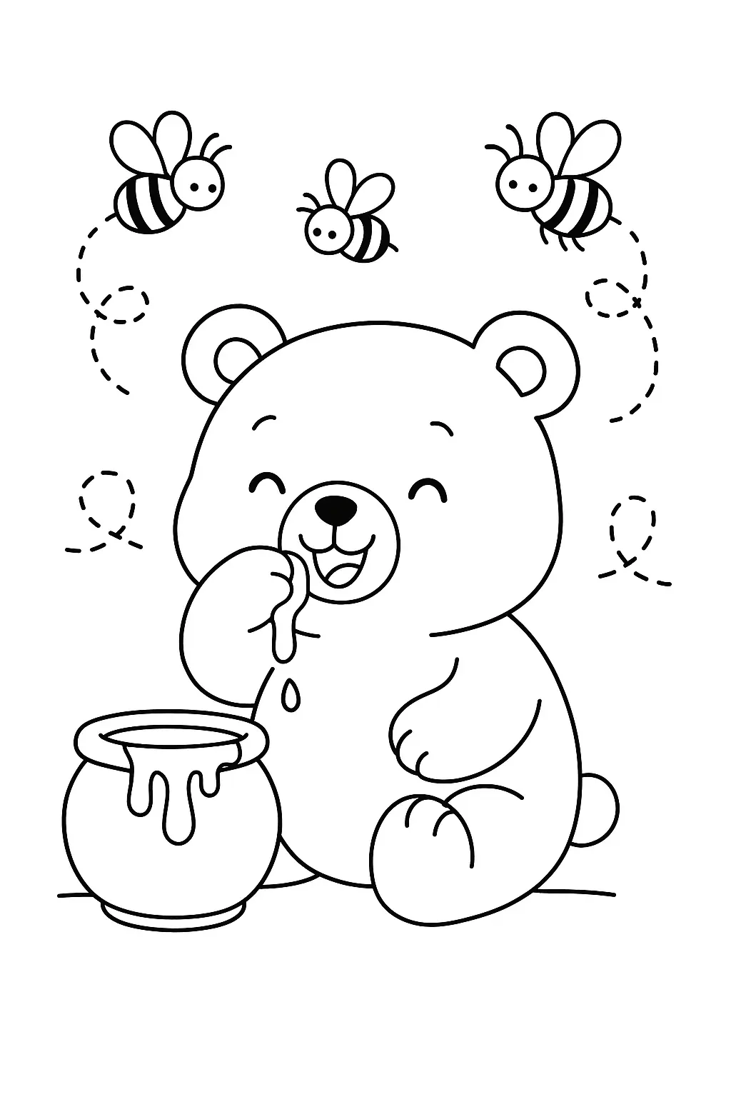Teddy Bears Coloring Pages – 021