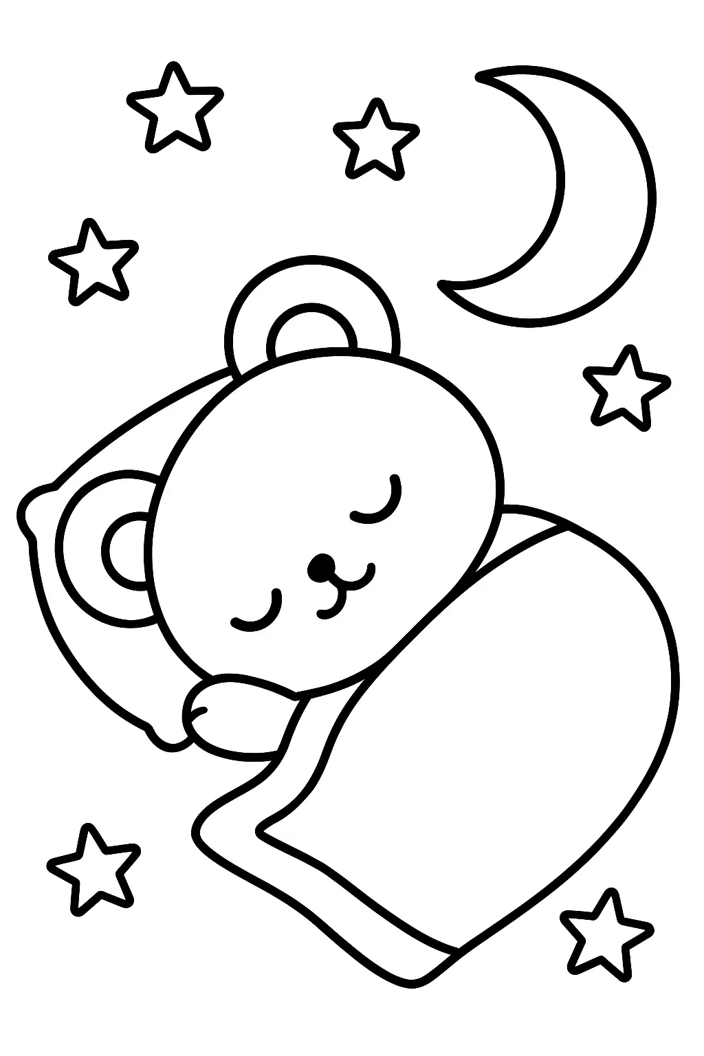 Teddy Bears Coloring Pages – 022