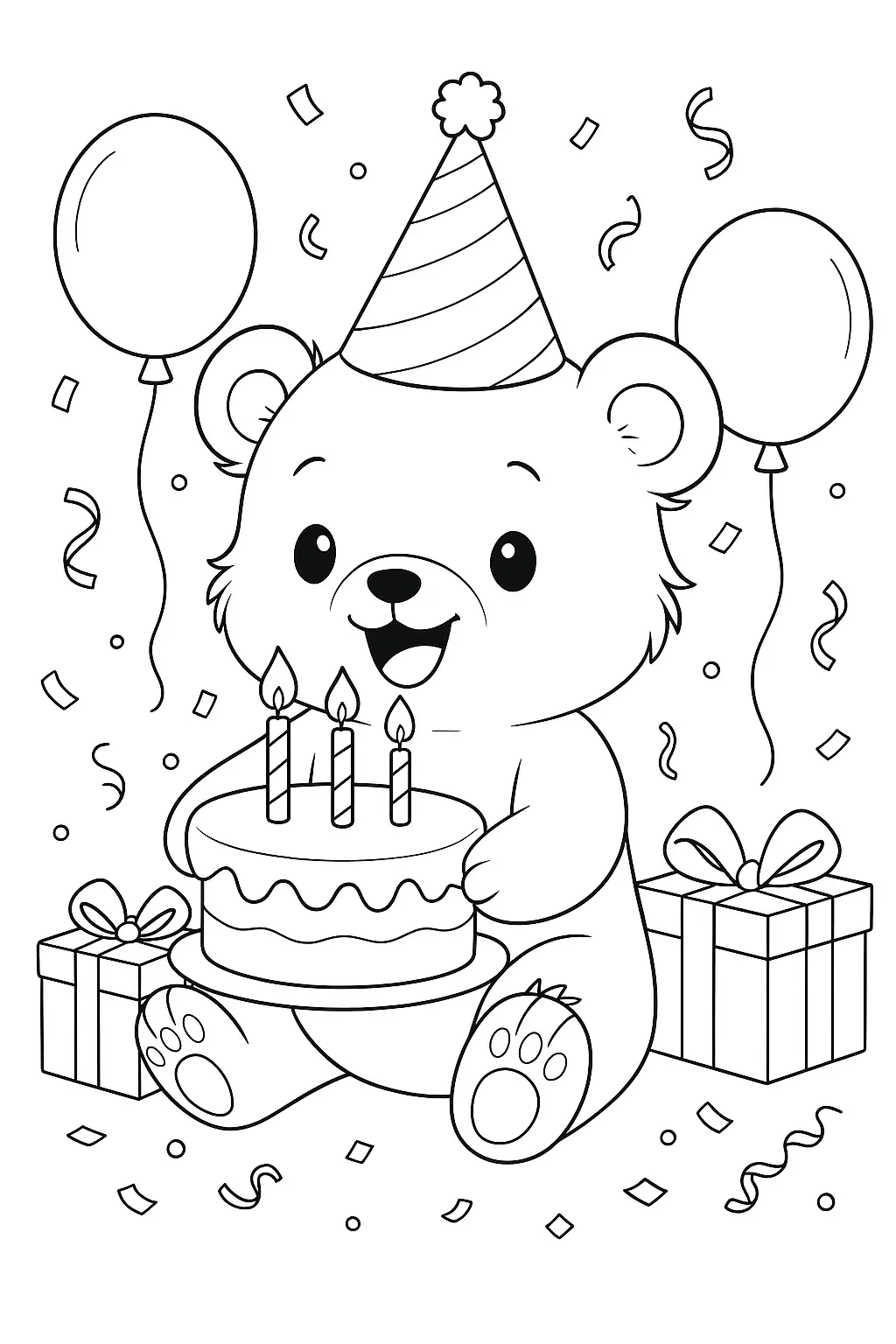 Teddy Bears Coloring Pages – 027