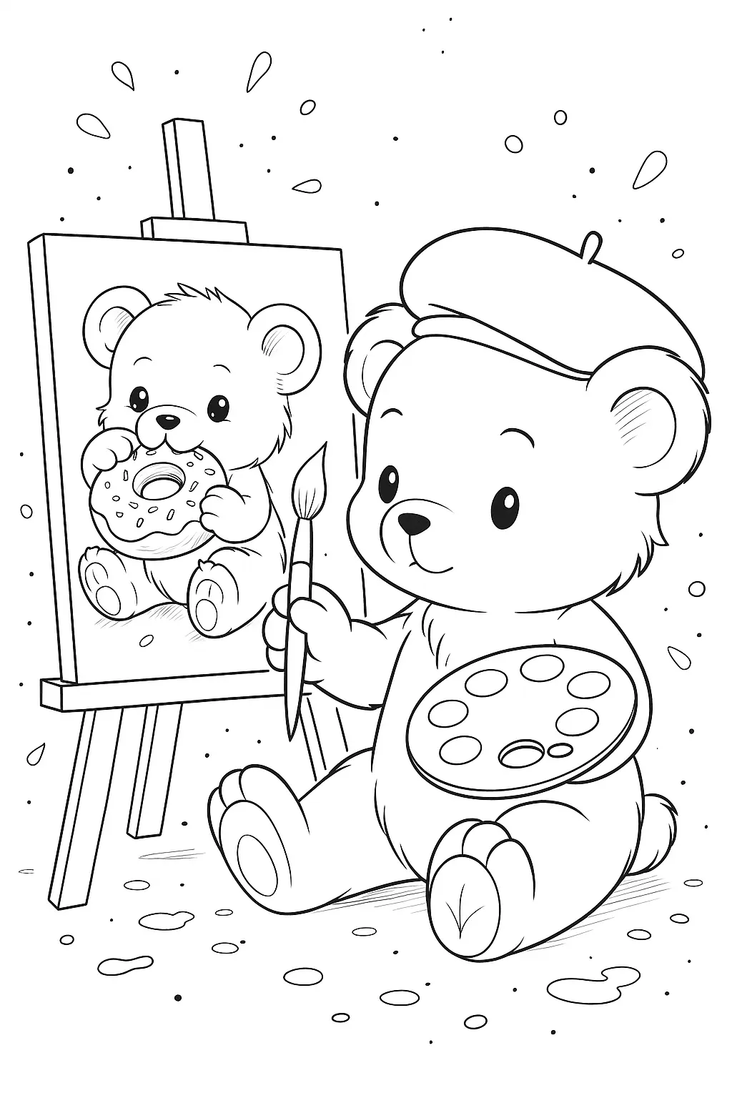 Teddy Bears Coloring Pages – 030