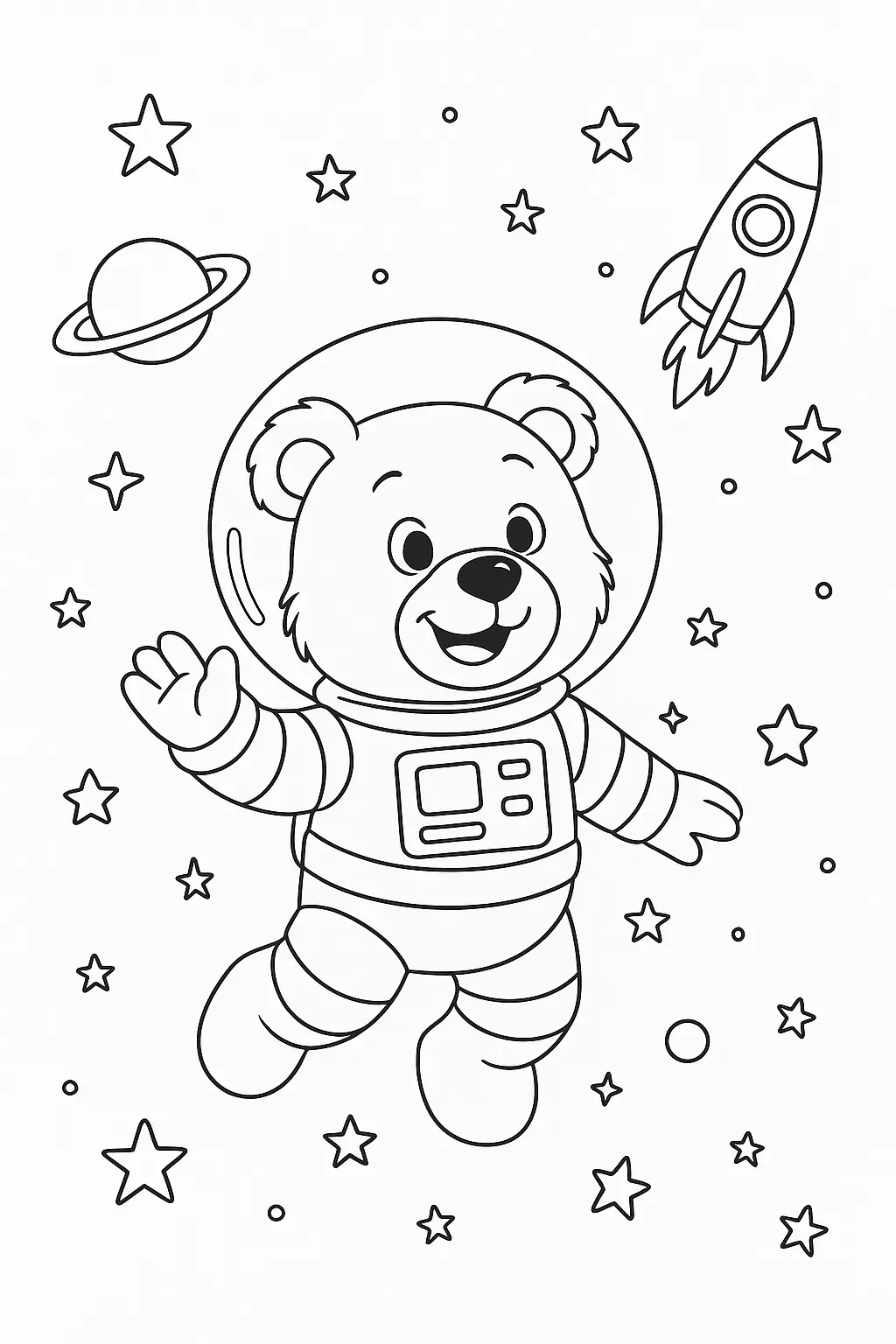 Teddy Bears Coloring Pages – 031