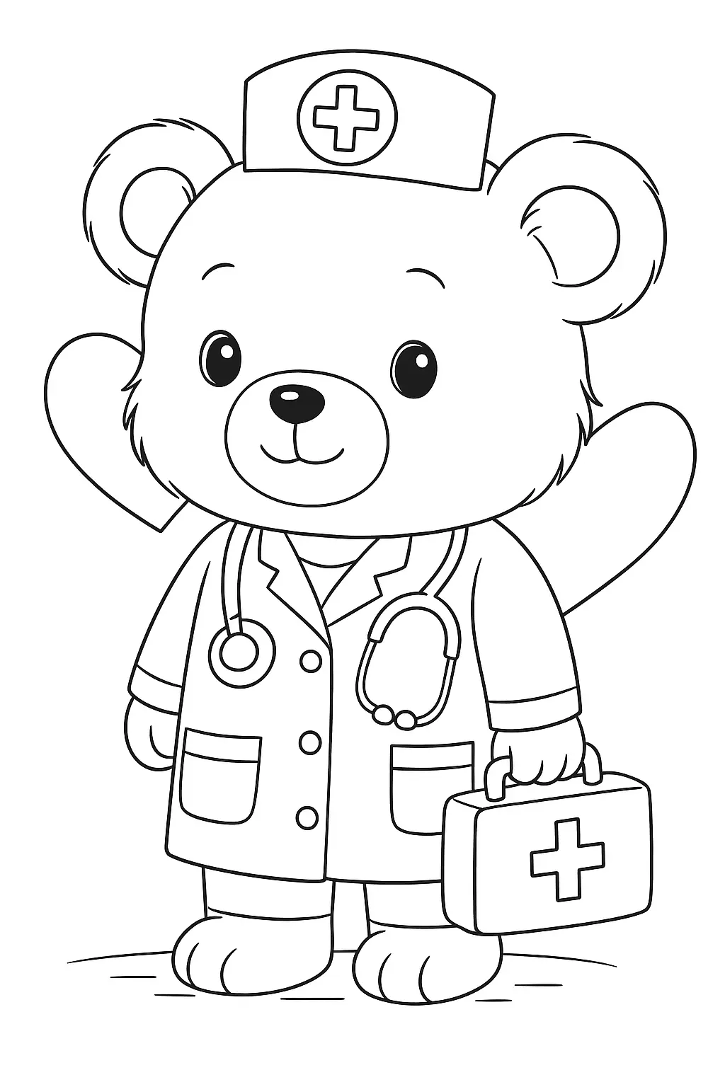 Teddy Bears Coloring Pages – 034
