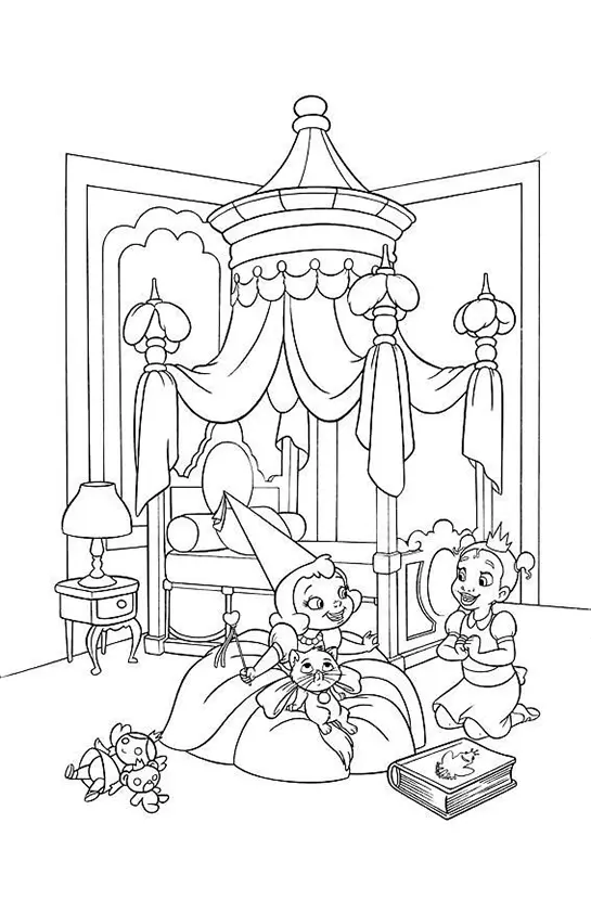 The Princess And The Frog Coloring Pages – 007