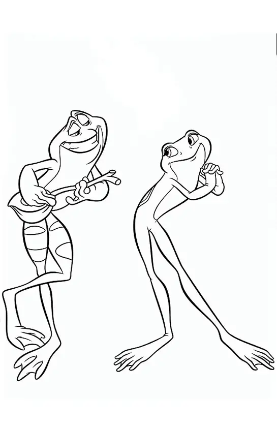 The Princess And The Frog Coloring Pages – 010