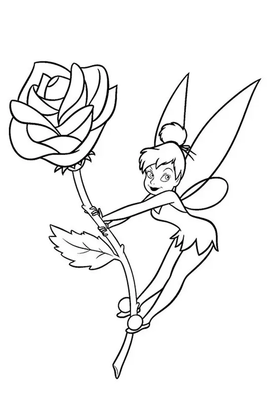 Tinkerbell Coloring Pages – 007