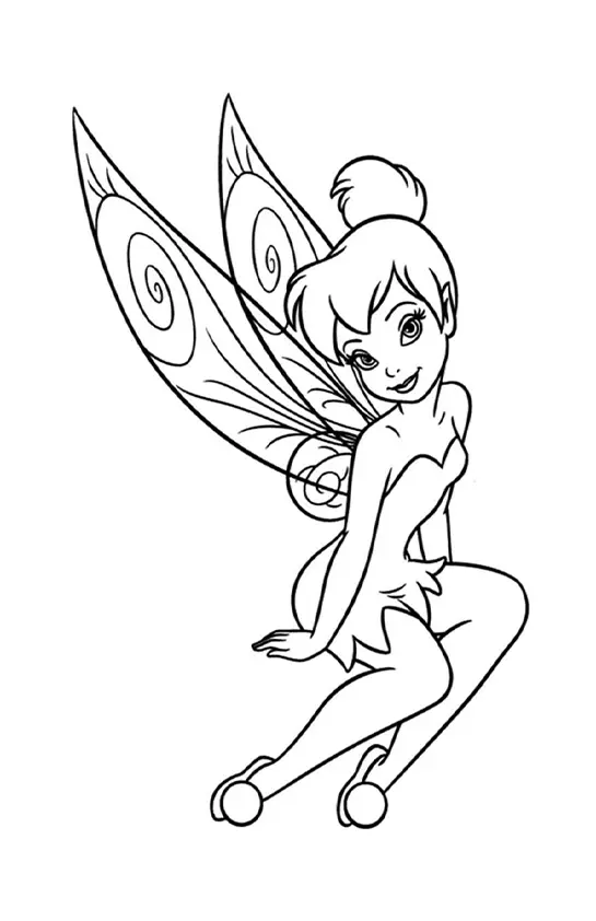 Tinkerbell Coloring Pages – 008