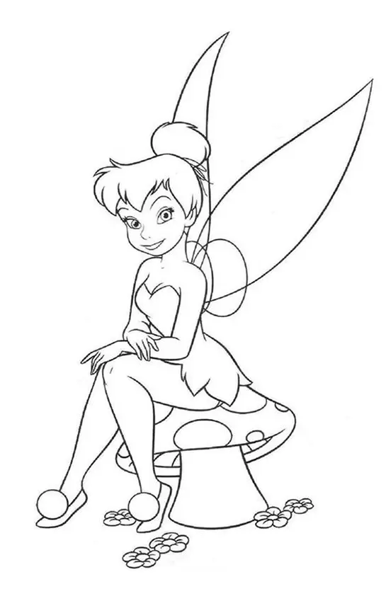 Tinkerbell Coloring Pages – 009