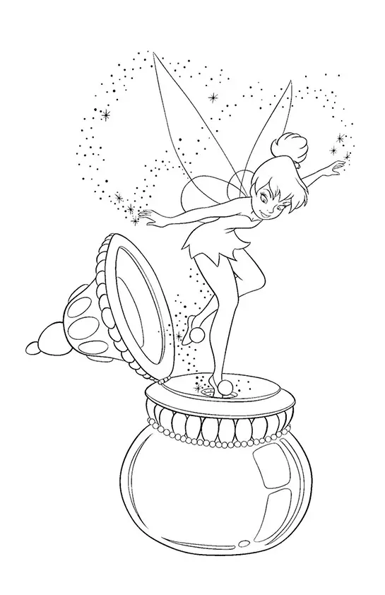 Tinkerbell Coloring Pages – 010