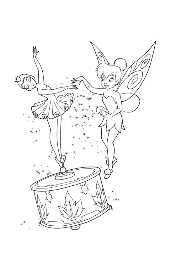 Tinkerbell Coloring Pages – 011