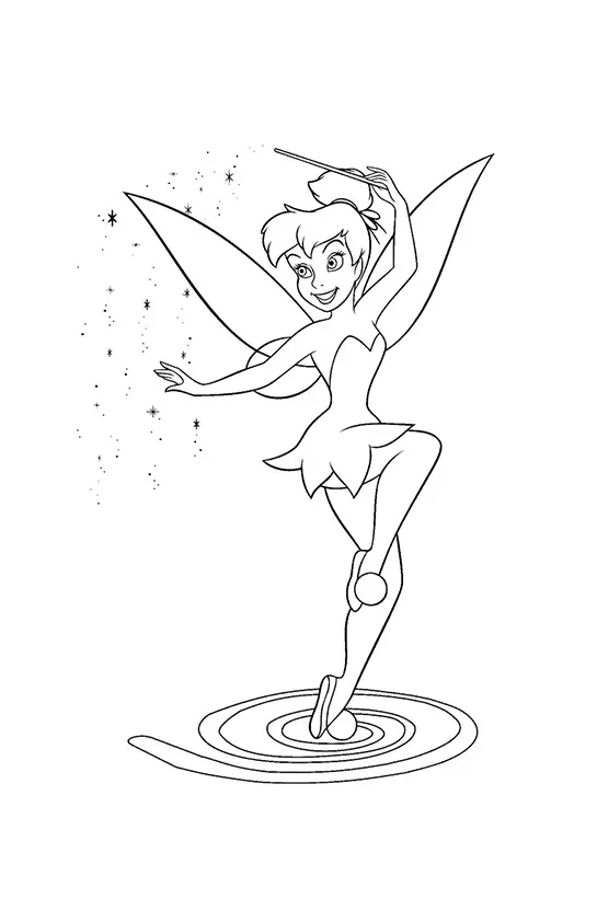 Tinkerbell Coloring Pages – 012