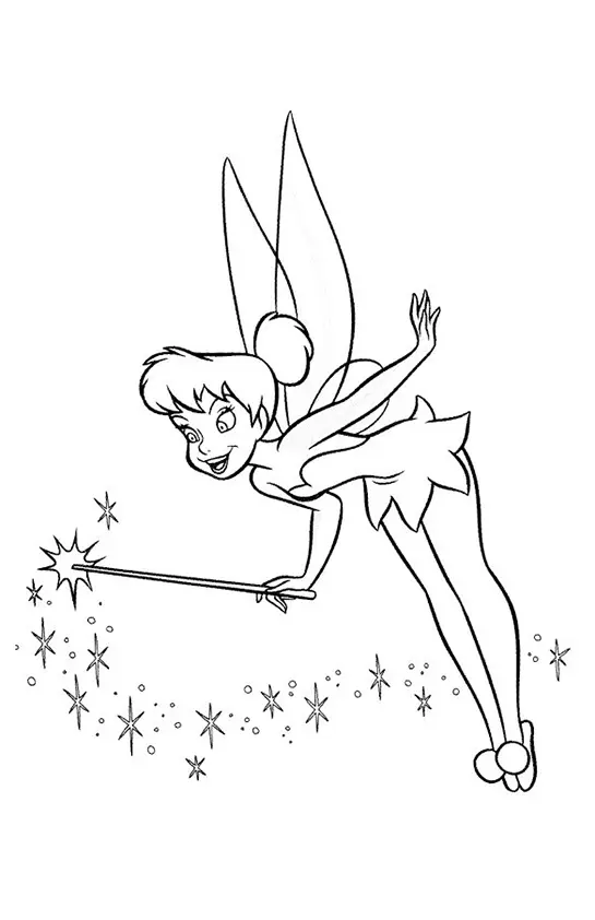 Tinkerbell Coloring Pages – 014