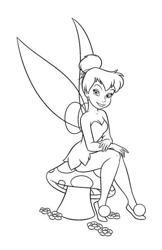 Tinkerbell Coloring Pages – 015